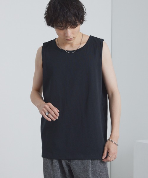 ANDMARY ネイビー タンクトップ ナイキ（NIKE）（メンズ）タンクトップ 速乾 ネイビー ドライフィット