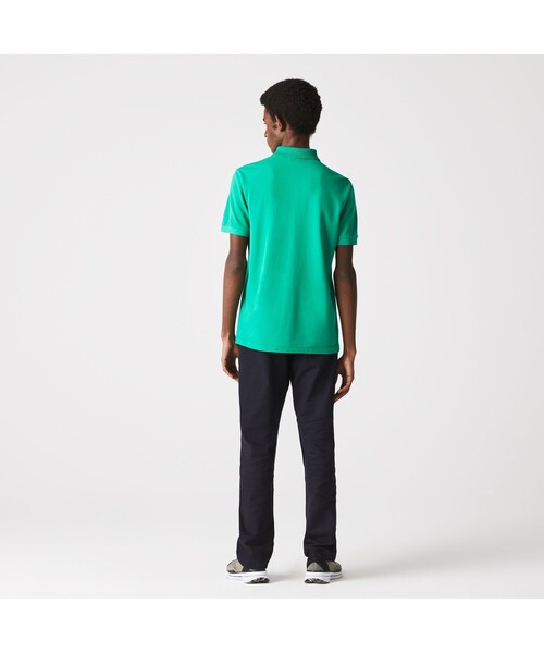 LACOSTE ポロシャツ ゴールドステッチエンブレムポロシャツ