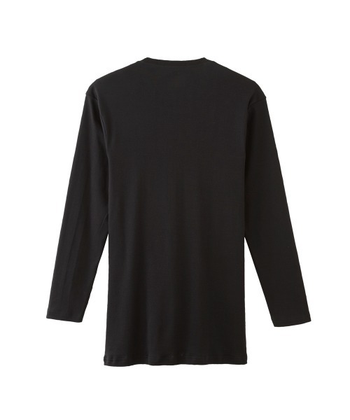 YG インナーシャツ 肌着 クルーネック 長袖インナー 綿100％ メンズ