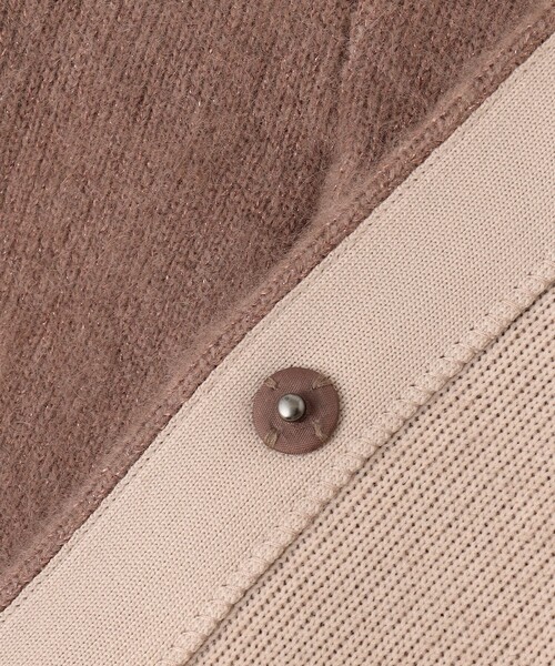 組曲（KUMIKYOKU） カーディガン 「洗える」ラメラクーンプレー