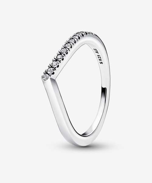 PANDORA（パンドラ） 指輪 リング ウィッシュ ハーフ スパークリング