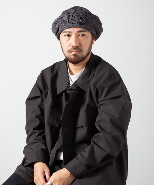 RACAL（ラカル） 帽子 ベレー帽 「Racal」Japanese paper Knit tam