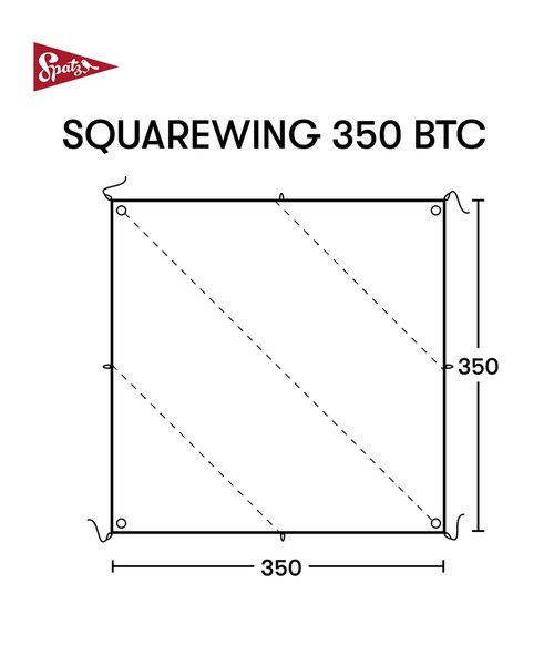 JACK & MARIE（ジャックアンドマリー） SPATZ Squarewing 350 BTC Tarp