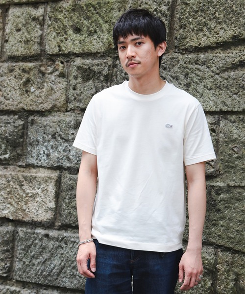 【LC25SS315】LACOSTE メンズクルーネックTシャツ TH9582 LACOSTE ラコステ メンズクルーネックTシャツ TH9582 ブラック