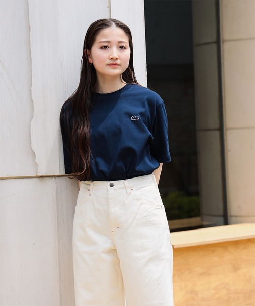 【LC25SS303】LACOSTE メンズクルーネックTシャツ TH0284 LACOSTE tシャツ スモールパリロゴクルーネックTシャツ メンズ