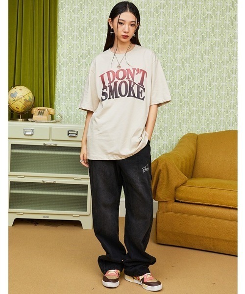 A'gem 9 tシャツ A'GEM/9 × .kom「DONSMOKE/ドンスモーク