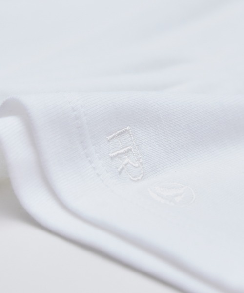 ラウンドネックコットン七分袖Tシャツ ☆ PETIT BATEAU USコットンボトルネック7分袖（Tシャツ/カットソー）｜nop de