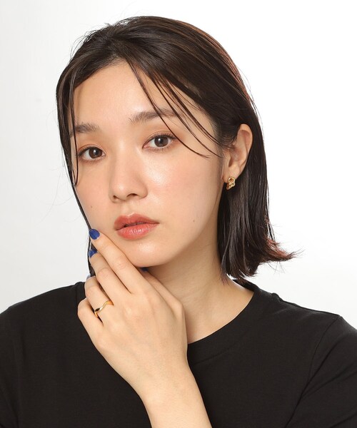 ピアリング　シルバー Amazon.co.jp: Adabele 純正スターリングシルバー フラット
