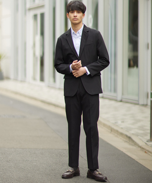 【極美品】AOURE ハイファンクションスーツ セットアップ ネイビーL AOURE セットアップ ハイファンクションスーツ メンズ
