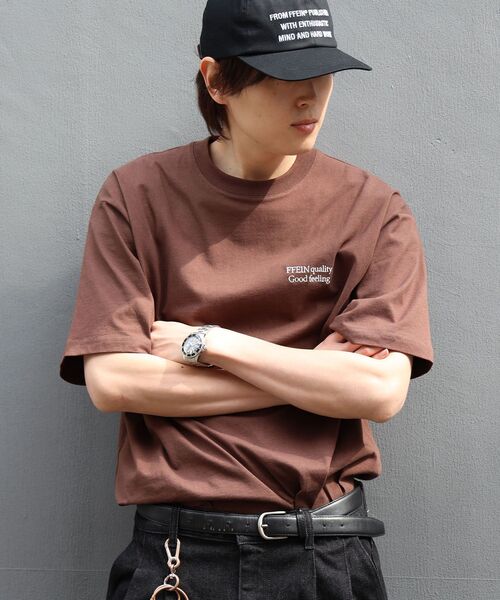 ffein tシャツ ＊新色追加「FFEIN（フェイン）」ワンポイントロゴ刺繍