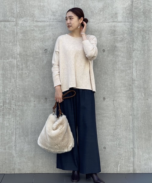 BEARDSLEY 「BEARDSLEY」 長袖ニット FREE ベージュ レディース