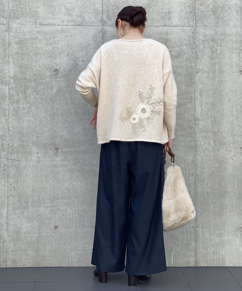 BEARDSLEY 「BEARDSLEY」 長袖ニット FREE ベージュ レディース