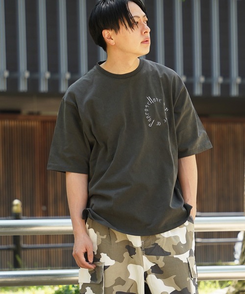 tシャツ 「unisex」サークルマリア ピグメントTシャツ / ビッグ