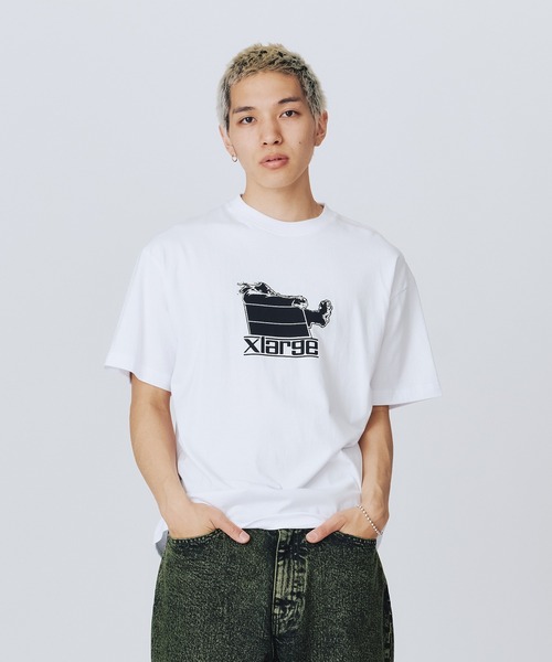 大人気 XLARGE WIND PRESSURE S/S TEE フロントのグラフィック◎ WIND PRESSURE S/S TEE – XLARGE