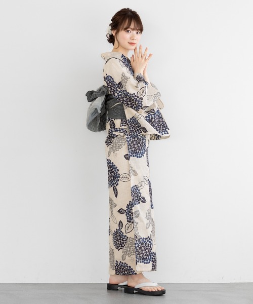 SOUBIEN（創美苑） 浴衣 夏を彩るレディース浴衣2点セット （浴衣＋帯