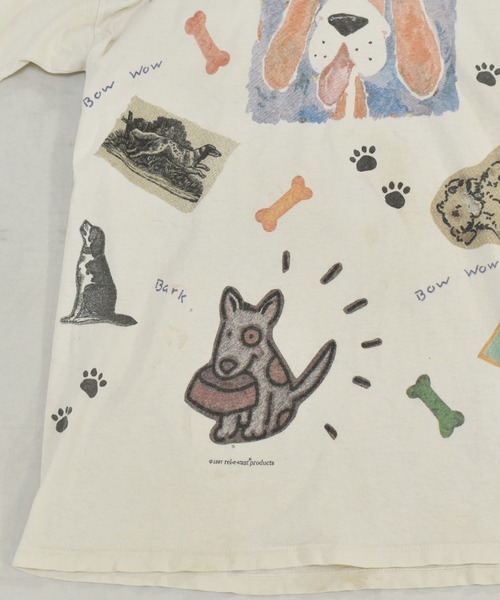 VINTAGE tシャツ 「ヴィンテージ古着」90's BOW WOW DOG/ 犬