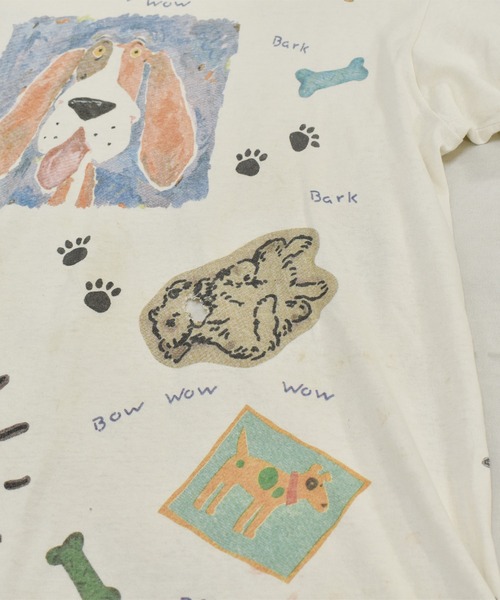 VINTAGE tシャツ 「ヴィンテージ古着」90's BOW WOW DOG/ 犬