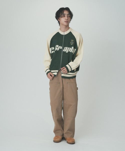 codegraphy コート ジャケット C.GRAPHY color combination knit
