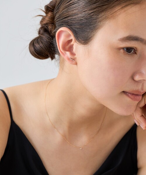 ete ピアス チェーン ビジュー レディース : ZOZOTOWN Yahoo!店