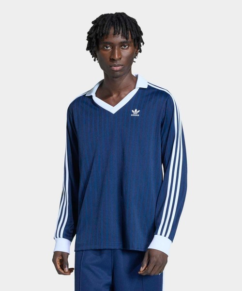 adidas（アディダス） adidas tシャツ アディカラー ピケ サッカー長袖