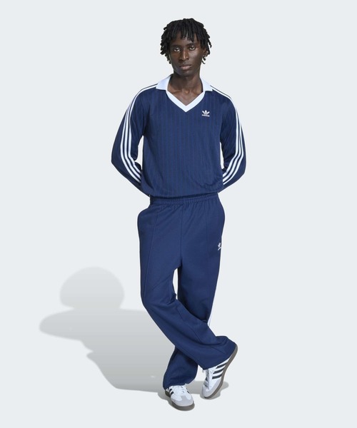 adidas（アディダス） tシャツ アディカラー ピケ サッカー長袖Tシャツ