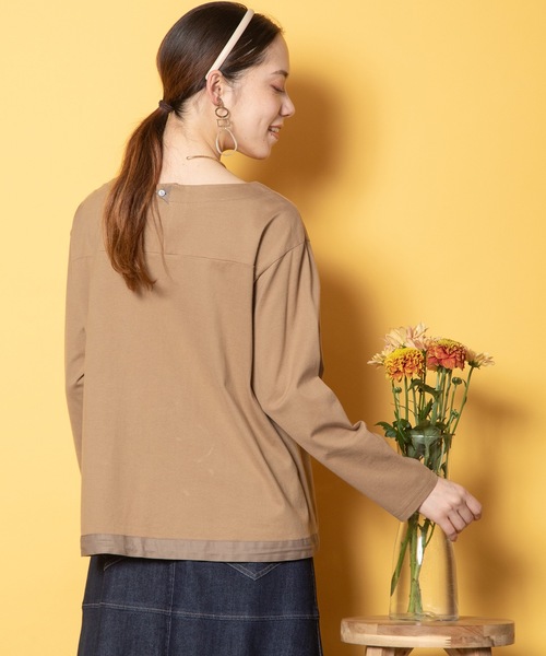 tシャツ コットン天竺　ドロストプルオーバー レディース RESPEC tシャツ コットン天竺 ドロストプルオーバー レディース