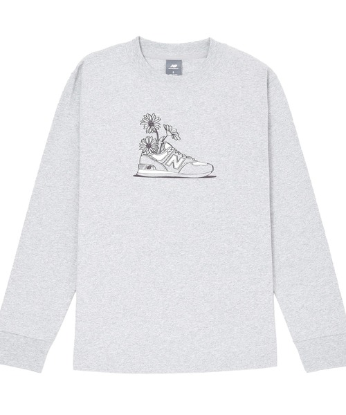 tシャツ ニューバランス New Balance ロングスリーブTシャツ_フラワーグラフィック レディース New Balance ニューバランス レディース 長袖 Tシャツ ロング