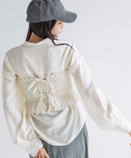 LOWRYS FARM（ローリーズファーム） ブラウス シャツ マルチWAY2P