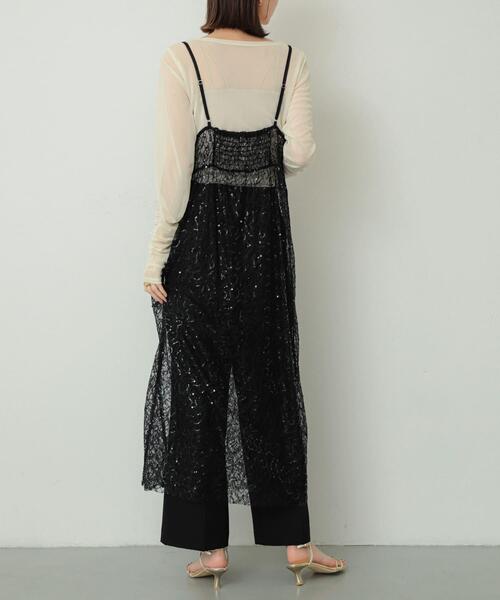 SENSE OF PLACE by URBAN RESEARCH ワンピース スパンコールキャミ