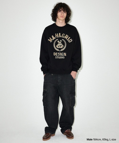 トレーナー スウェット 「mahagrid/マハグリッド」 VINTAGE COLLEGE SWEATSHIRT/ヴィンテージ カレッジ スウェットシ MAHAGRID トレーナー スウェット 「mahagrid/マハグリッド