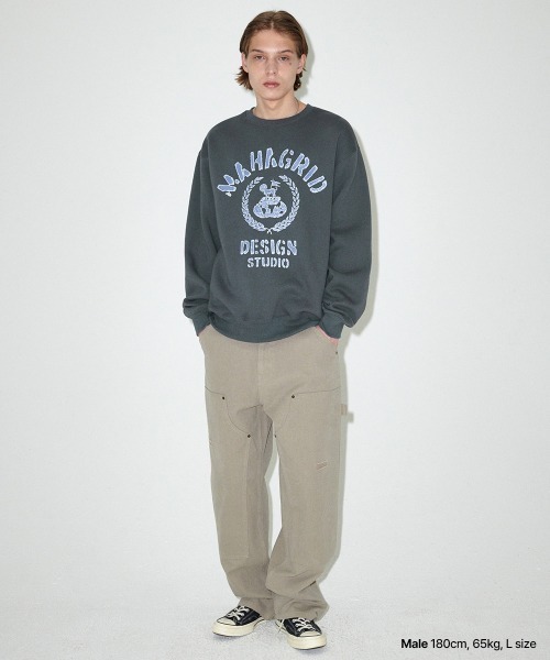 トレーナー スウェット 「mahagrid/マハグリッド」 VINTAGE COLLEGE SWEATSHIRT/ヴィンテージ カレッジ スウェットシ MAHAGRID トレーナー スウェット 「mahagrid/マハグリッド