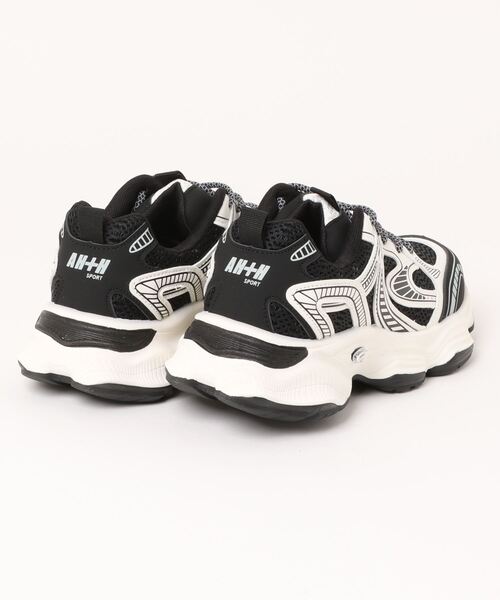 shoes365 スニーカー 「shoes365」メッシュパネル厚底スニーカー