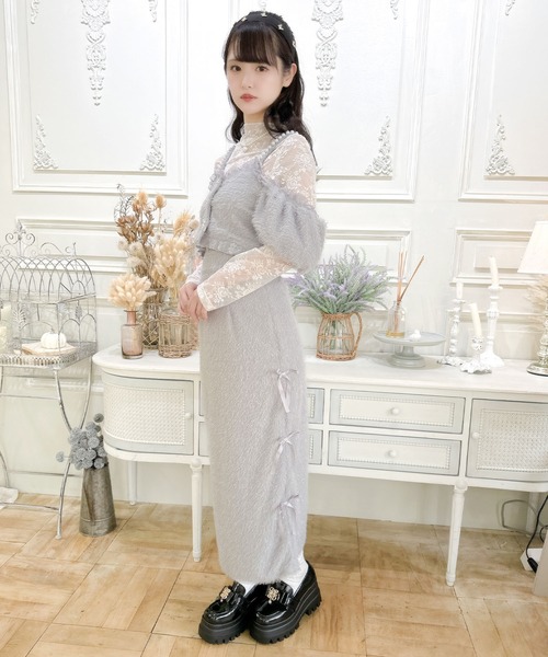 美品 イタリア製 エリザベッタフランキꕤロゴ レタリング柄 タイトスカート クチュールバイロジータ スカート ラメフェザーペプラムタイトスカート