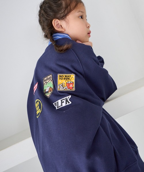じゅんぼう LOWRYS FARM トレーナー バックワッペンウラケプルオーバー