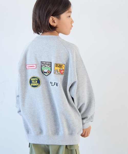 専用出品ページ LOWRYS FARM トレーナー バックワッペンウラケプルオーバー
