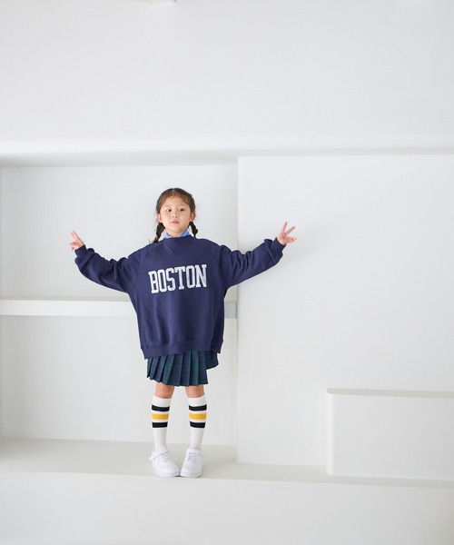 じゅんぼう LOWRYS FARM トレーナー バックワッペンウラケプルオーバー