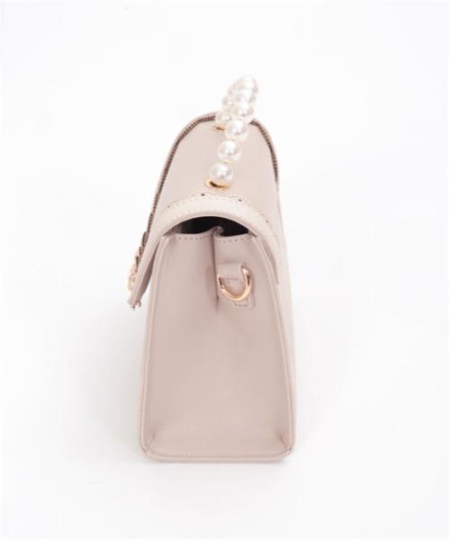 axes femme ショルダーバッグ バッグ パールハンドル配色バッグ  