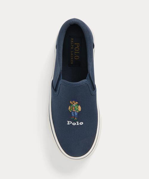 スリッポン Keaton Polo ベア キャンバス スリップオン スニーカー キッズ 子供 男の子の画像