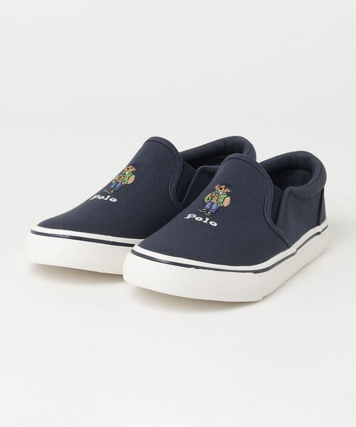 スリッポン Keaton Polo ベア キャンバス スリップオン スニーカー キッズ 子供 男の子の画像