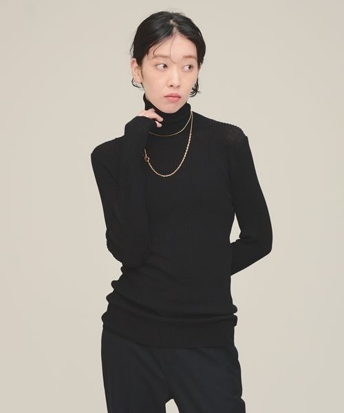 ニット セーター 「eL」14G Glitter TurtleNeck/143819 レディース ニット セーター 「eL」14G Glitter TurtleNeck/143819