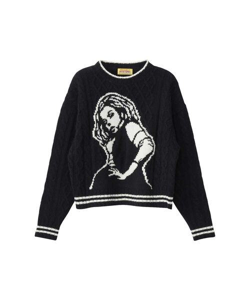 ニット セーター VIXEN GIRLジャカード セーター レディース