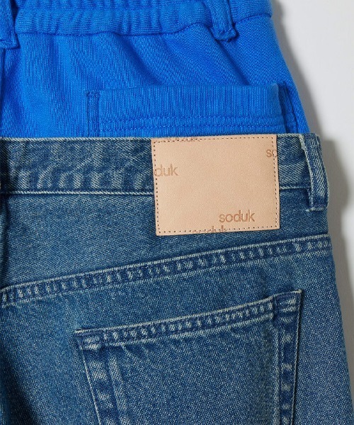 ジーンズ デニム デニムパンツ easy layered denim trousers