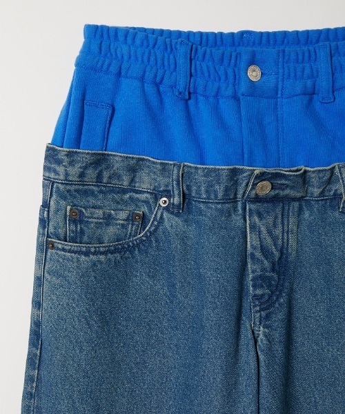 ジーンズ デニム デニムパンツ 「soduk」easy layered denim trousers ジーンズ デニム デニムパンツ 「soduk」easy layered denim trousers