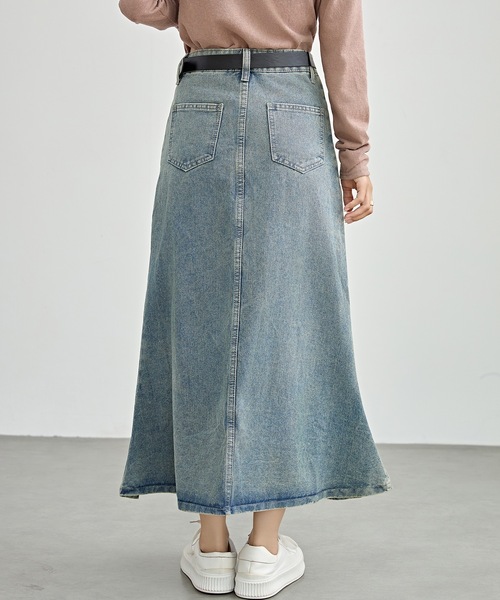 Lace Ladies（レースレディース） デニムスカート ハイウエスト