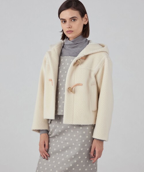 TOMORROWLAND collection ダッフルコート コート モヘヤダイアゴナル