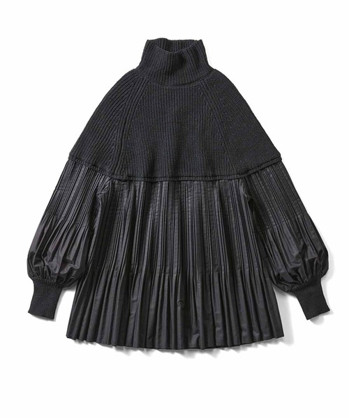 ニットブラウス Live in comfort ブラウス シャツ リブ イン コンフォート