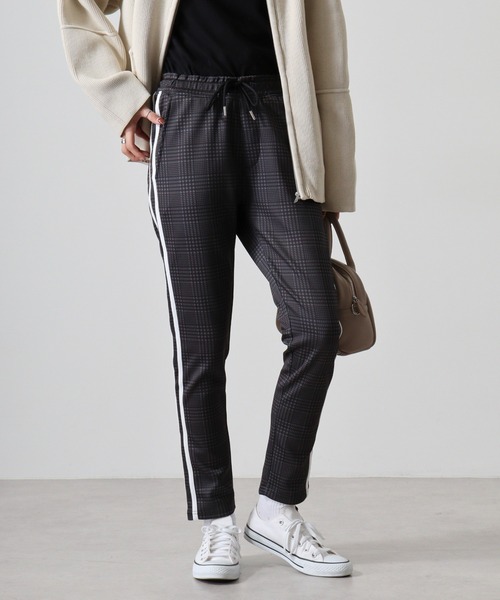 EVOLUTION スラックス Stretch check skinny pants / ストレッチ