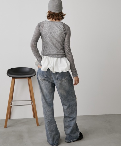 タンクトップ ノースリーブ 「THE HOLIDAY CLOSET」パット付きタンクトップ レディース XWFSL02H2 リラックスサポート パッド付き タンクトップ