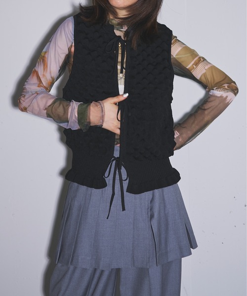 ベスト ジレ TOGETOGE 2way vest レディース