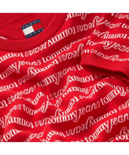 新品トミージーンズ   jeans ロゴ スウェット ワンピース TOMMY JEANS（トミー・ジーンズ） ワンピース スクリプトオール